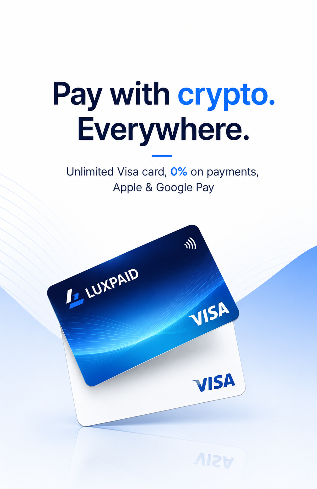 LuxPaid crypto Visa card